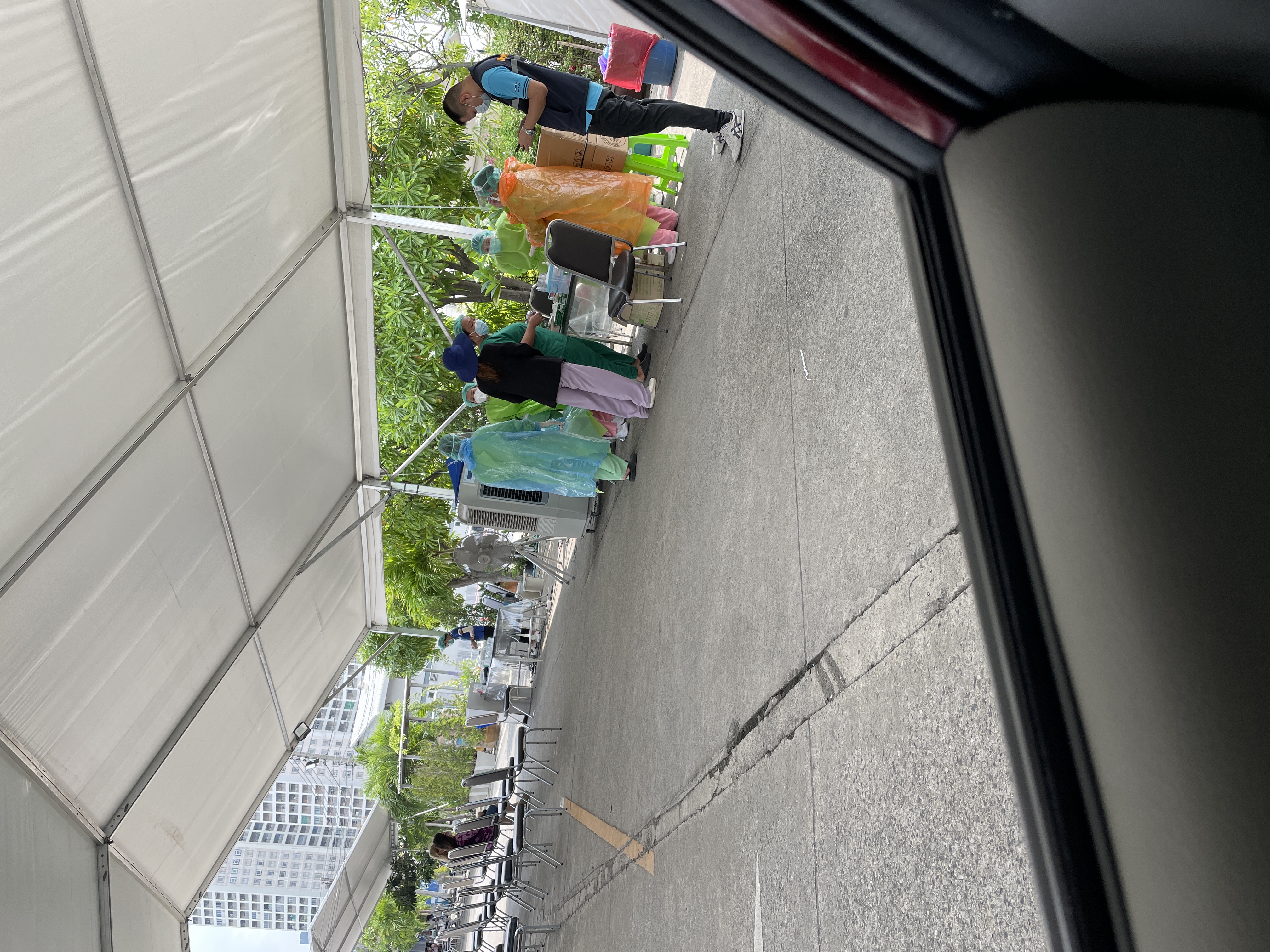 COVID-19 testing before departure — additional photograph